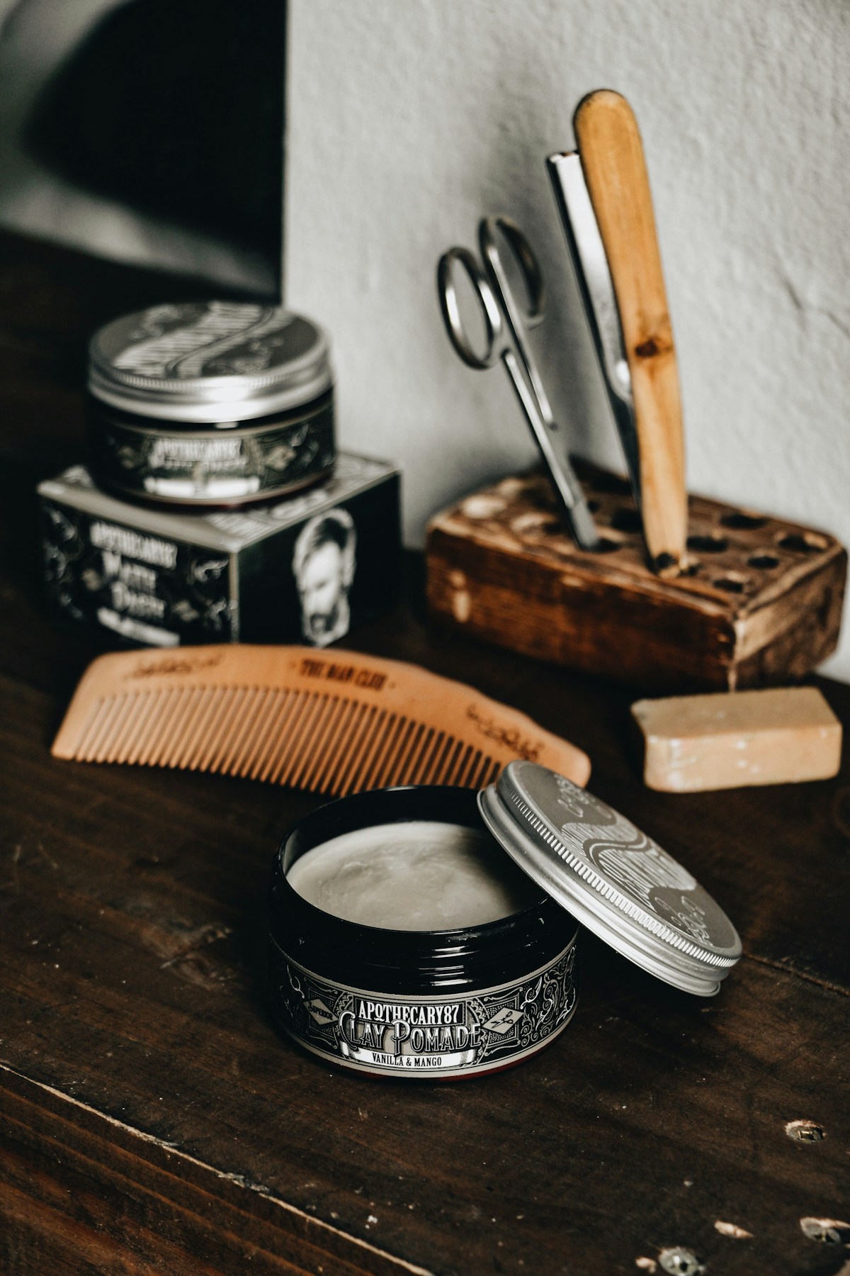 Interior da barbearia